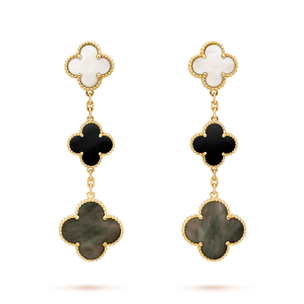 Boucles d'oreilles Magic Alhambra 3 motifs